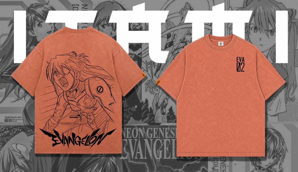 CAMISETA OVERSIZE COLOR SALMON ACID WASH