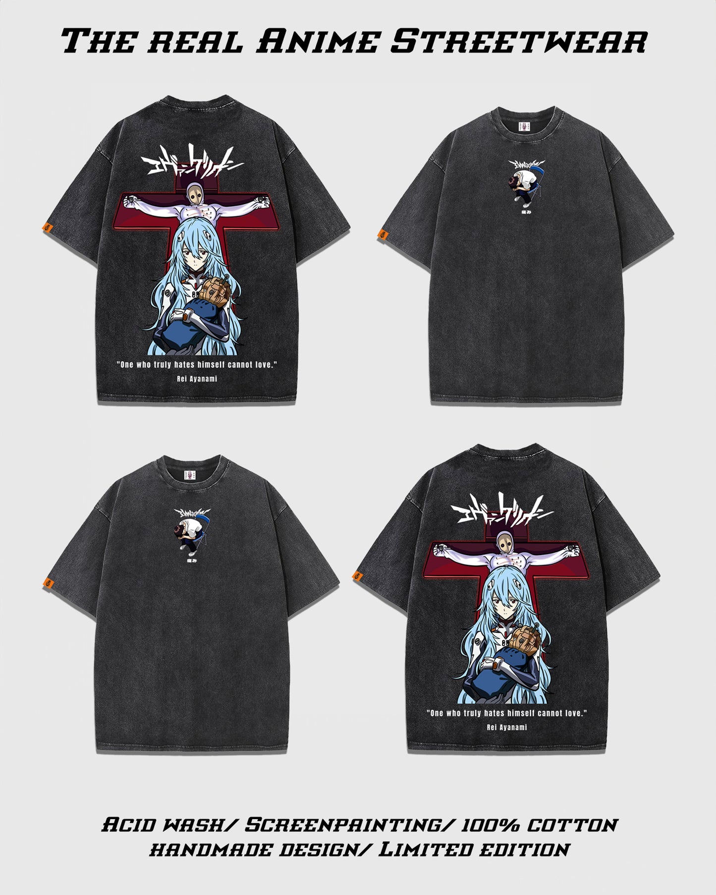 Camiseta Evangelion Oversize