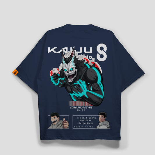 Camiseta Oversize Kaiju No.8