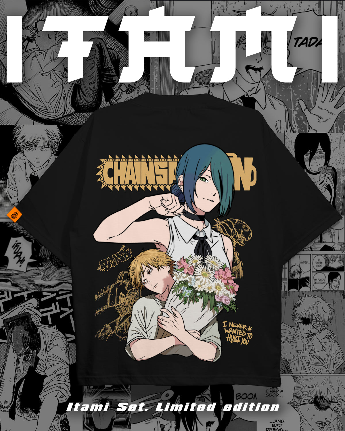CAMISETA OVERSIZE CHAINSAWMAN
